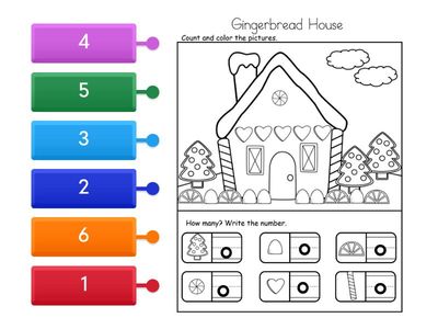 Christmas gingerbread house