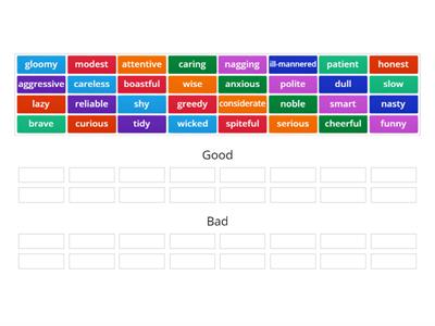 Are these qualities good or bad?