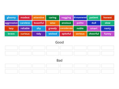 Are these qualities good or bad?