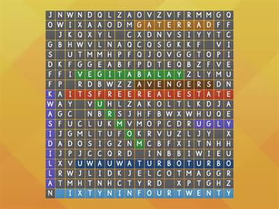 Me Me Word Search