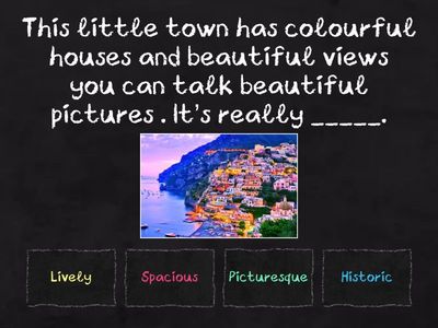 Descriptive Vocabulary Quiz