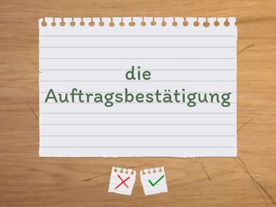 DaF im Unternehmen  - AUFTRAGSABWICKLUNG 