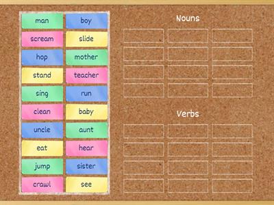 Nouns and Verbs 6M 16 Apr 2020