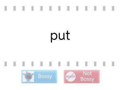 Is it a Bossy Verb?