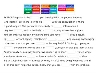 comm skills 2: rapport