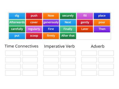 Time Connective, Imperative Verb or Adverb?