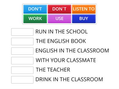 Classroom rules