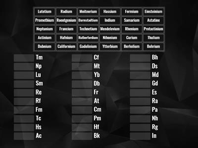 Hard Matching Elements