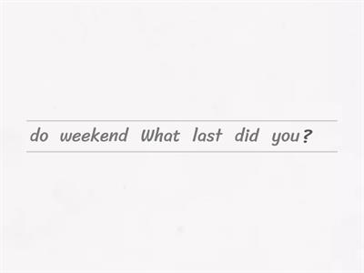 Question formation - Pre Intermediate