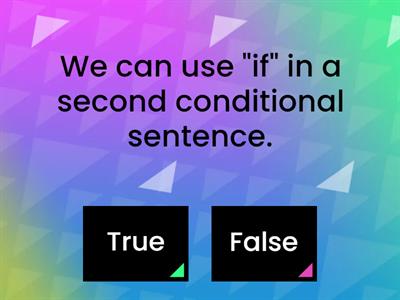 Second Conditional- theory