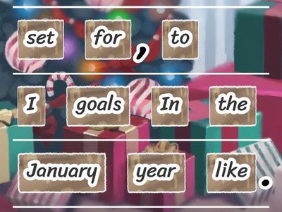 Christmas unjumble for teens