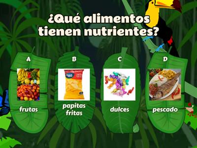 INDAGAMOS SOBRE LOS NUTRIENTES DE LOS ALIMENTOS -2° Grado