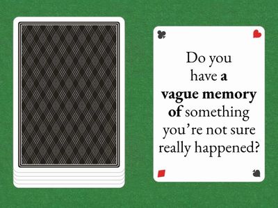 memories b2+ speaking