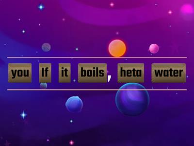 Zero and first conditional