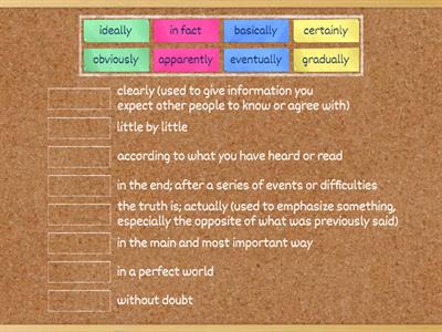 Comment adverbs- English File Upper intermediate 3B