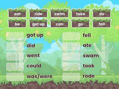 Irregular verbs in the past