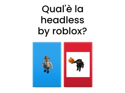 Roblox quiz
