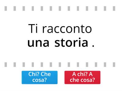 Complemento oggetto e complemento di termine