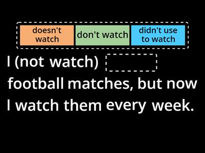 Past Simple - used to 