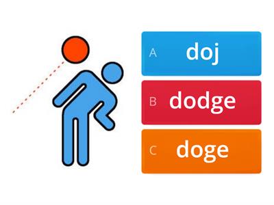 Blast U10/Boost Lesson 15 dge/tch spelling