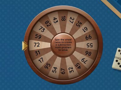 Spin the Subtraction