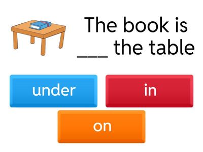 Prepositions of place 