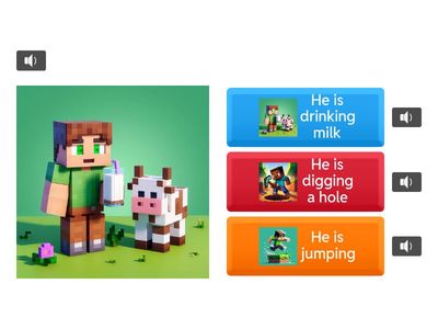 Present Continuous & Minecraft