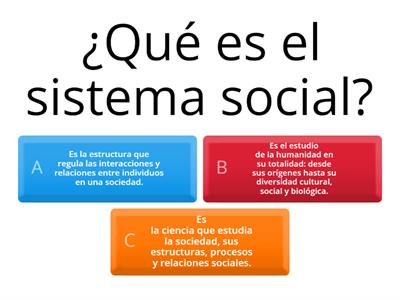 SISTEMA SOCIAL