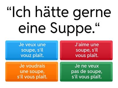 02 Au restaurant mit Besteck (A1 niveau)