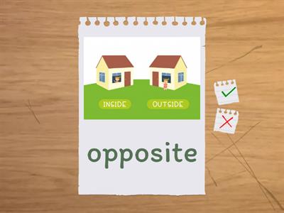 prepositions of place