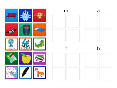 OG Lesson 4: Initial Sound Picture Sort