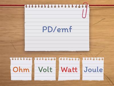 Match the SI derived units