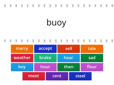 Let's Play - Find My Partner (Homophones) : By Madam Julia Mustapha