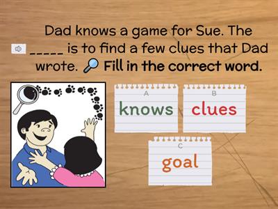 Clues for Sue (Word Play)