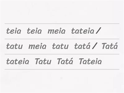 DESEMBARALHE OS TRAVA-LINGUAS E LEIA CADA UM DELES