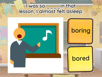  -ed/-ing adjectives