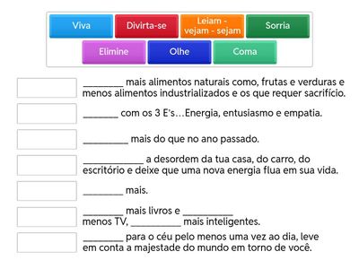 Presente do Subjuntivo