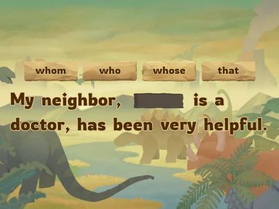 Defining relative clauses