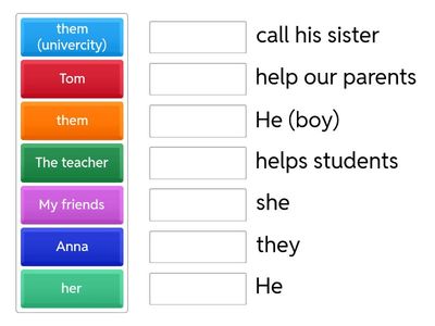 Местоимения 5 класс Замена существительного на местоимение