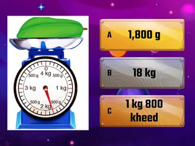 Measuring Weight