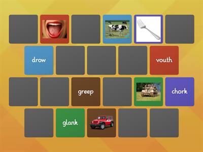 Nonsense Word Matching Game