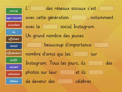 Les jeunes et les réseaux sociaux: Unité 6: B1