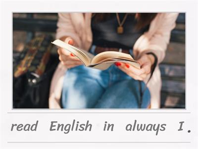 Studying English (adverbs of frequency)