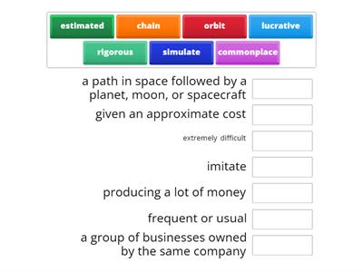 MG5 unit3- Vocabulary building