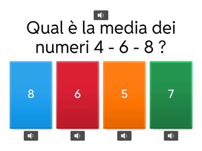 Moda, media e mediana