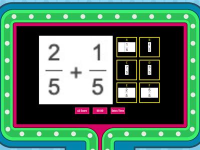 Adding and Subtracting Fractions
