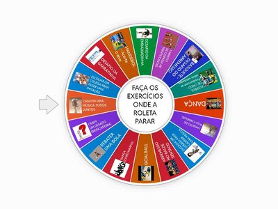 ROLETA DAS BRINCADEIRAS