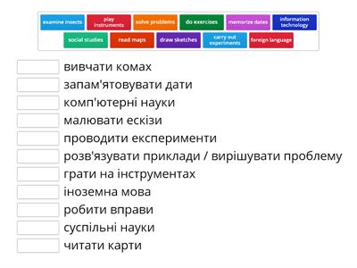 Oxford Exam Treainer B1 Unit 4 collocations