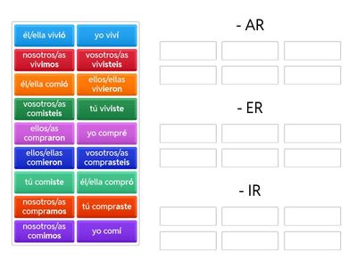 (repaso) Indefinido - verbos regulares