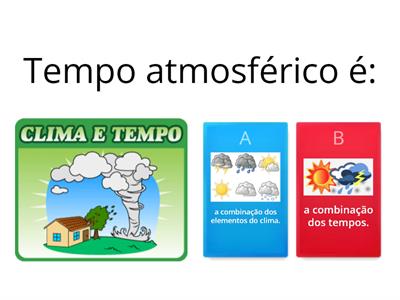 Hidrografia, tempo e clima